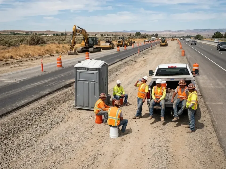 highway-road-construction-crew-007 — frequently asked questions, Porta Potty and Restroom Rentals in Queen Creek, AZ